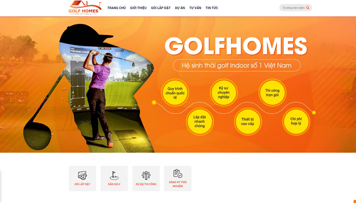 Công ty thi công sân tập golf - Golf Homes Group