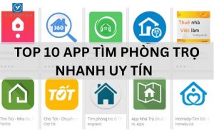 App tìm phòng trọ phổ biến hiện nay