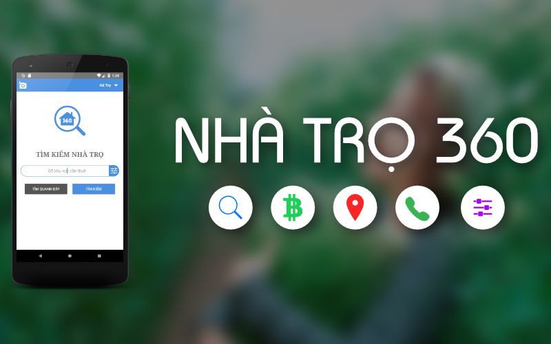 Tìm Nhà Trọ 360 nổi bật với tính năng tìm kiếm thông minh