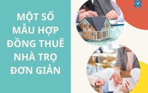 Mẫu hợp đồng thuê nhà trọ