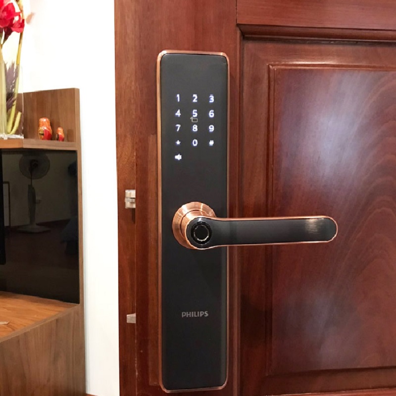 Khóa vân tay cửa gỗ Philips 7300