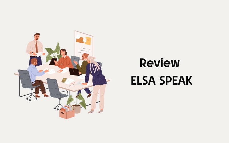 review elsa speak